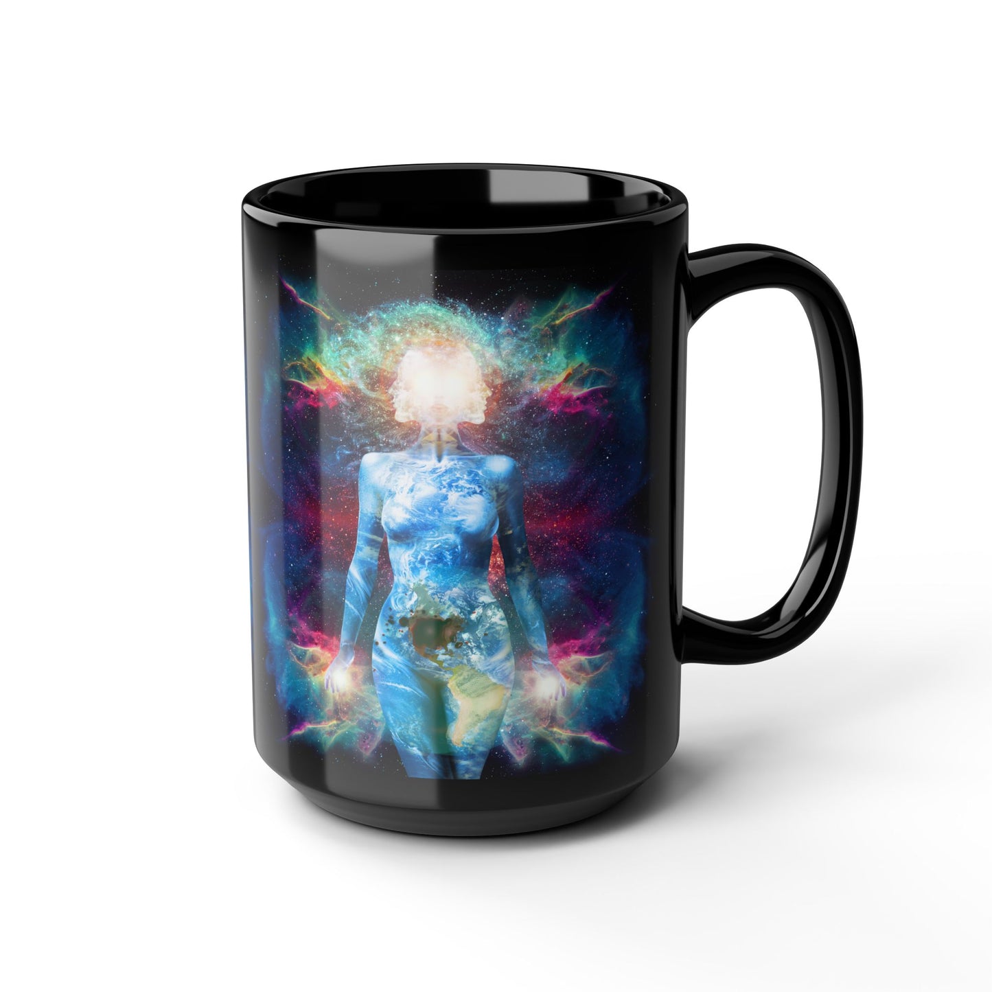 21st Century Gaia 15oz Black Mug