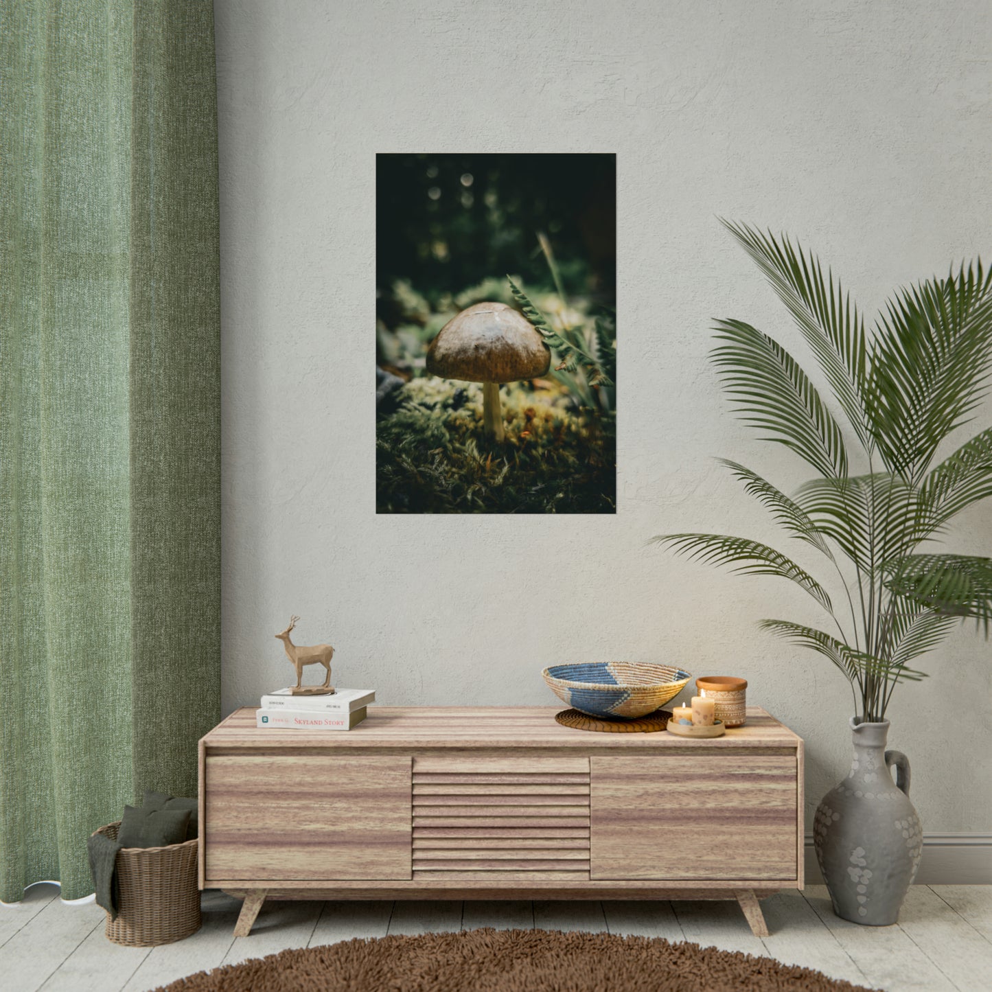 Mossy Mushroom House Fine Art Print