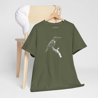 Hummingbird Adult 100% Cotton T-Shirt (Multicolors)