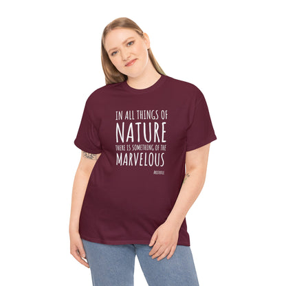 Marvelous Nature Adult 100% Cotton T-Shirt