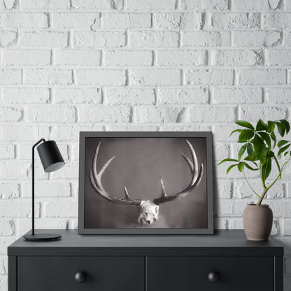 Ghosts of Deers Past Framed Print | Nature Photography