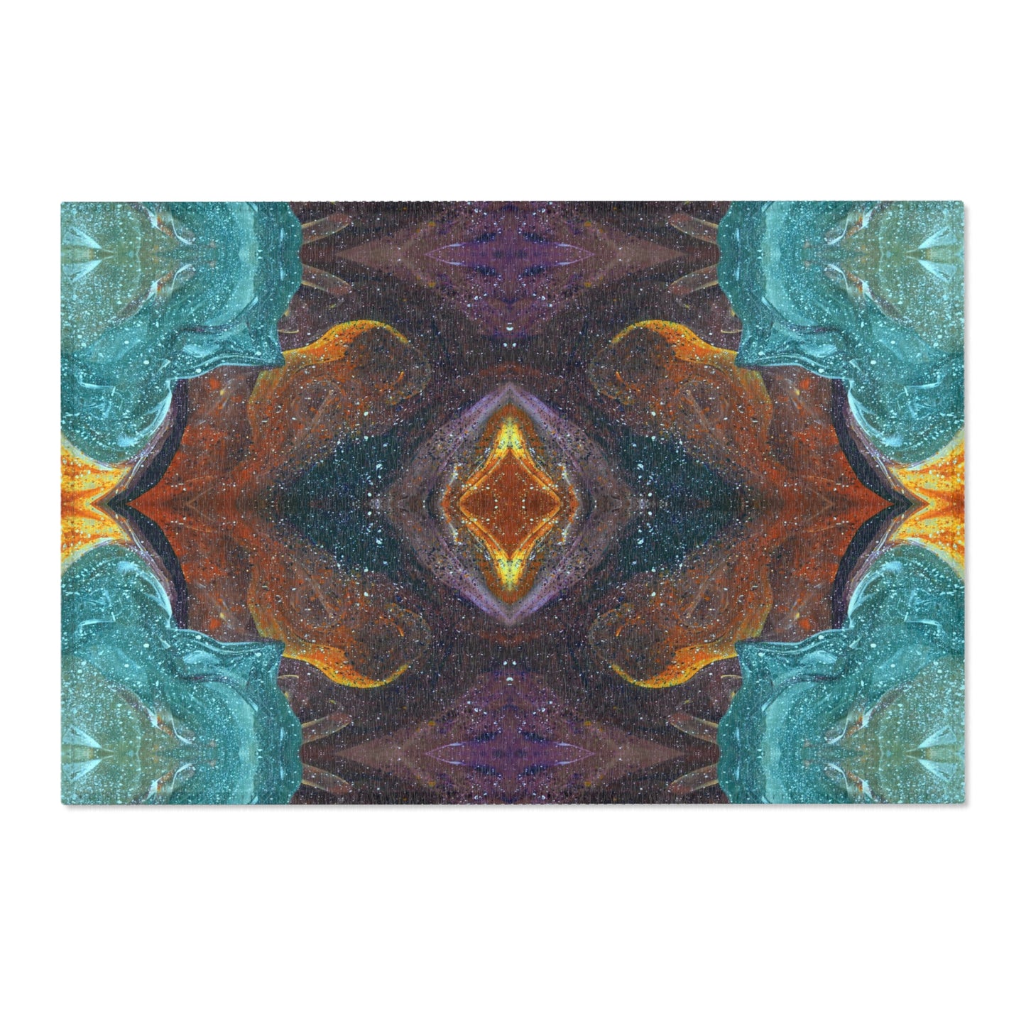 Symmetry of Life Abstract Art Indoor Rug