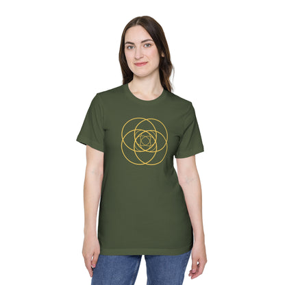 Intersecting Circles Women's T-Shirt, Made in USA