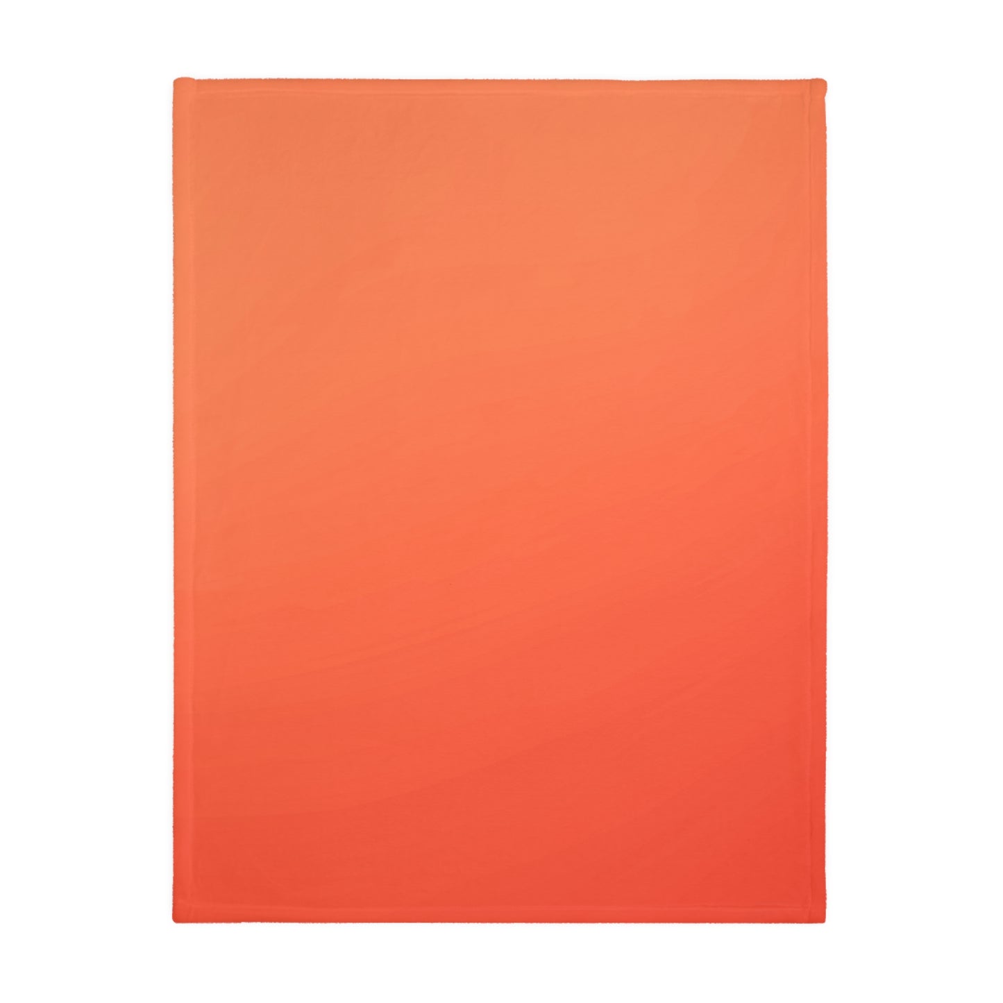 Pixel Mosaic Teal Orange Faux Mink Velveteen Blanket