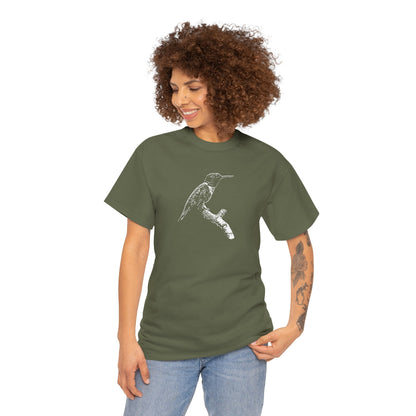 Hummingbird Adult 100% Cotton T-Shirt (Multicolors)