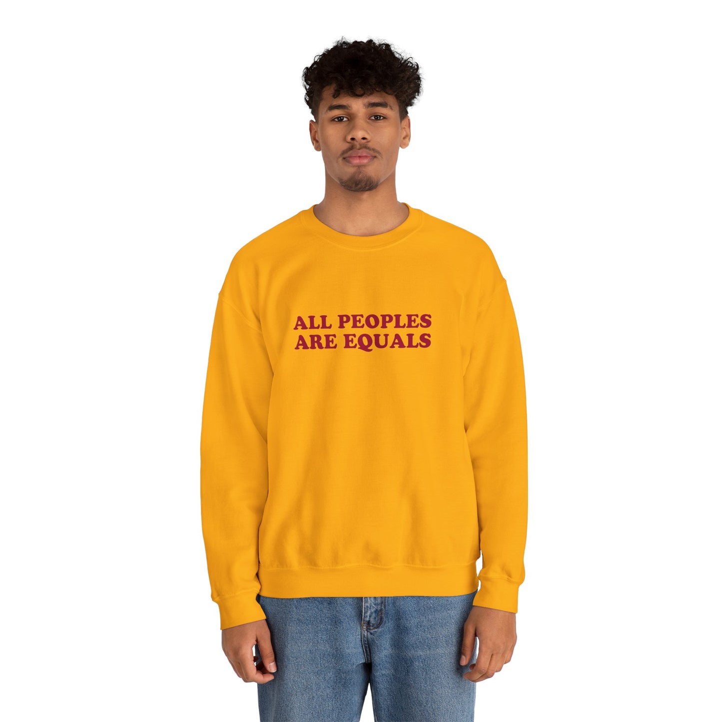 All Peoples Are Equals Adult Sweatshirt (multicolors)