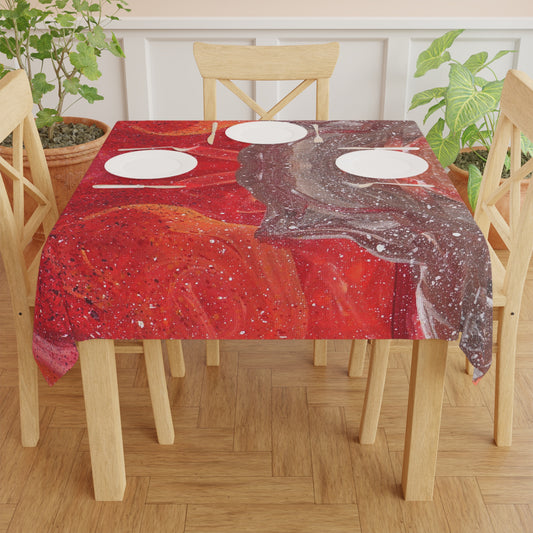 Waves of Creation 55-inch Square Tablecloth