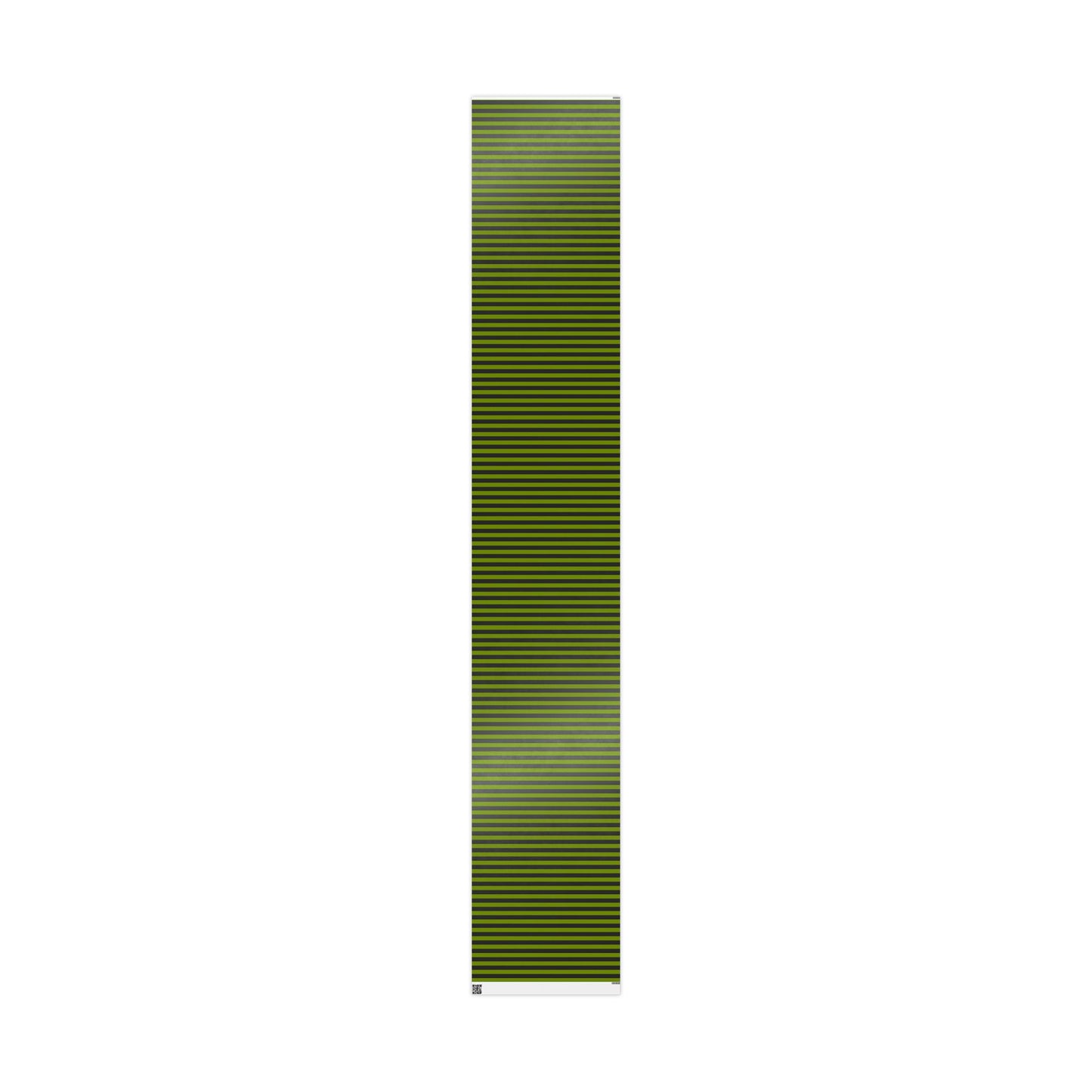 Avocado Green Striped Wrapping Paper Roll (3 sizes)