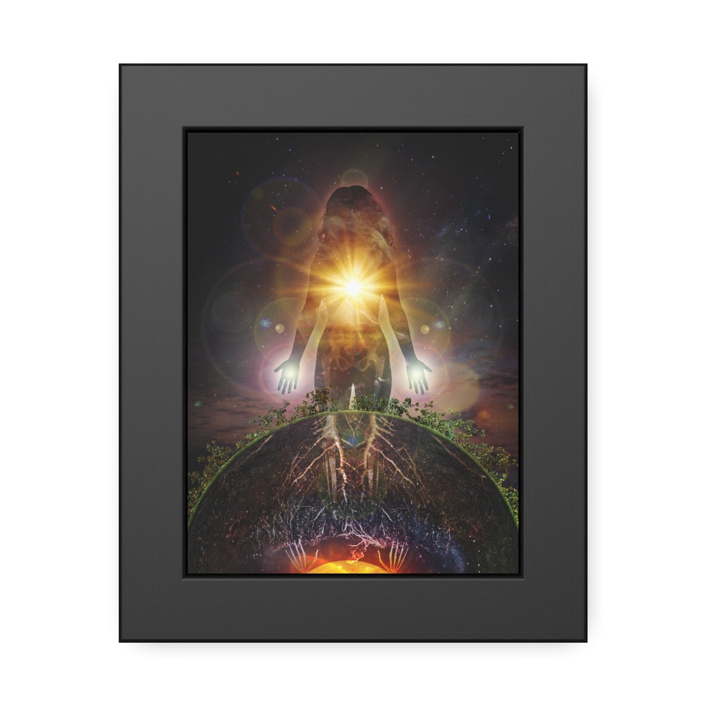 Persephone's Divinity Framed Print | Surreal Art