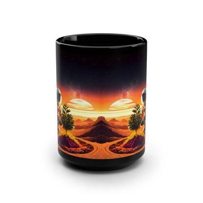 A Promethean Fable 15oz Black Mug