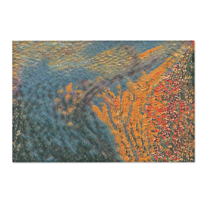 The Colors of Sunset Abstract Art Indoor Rug