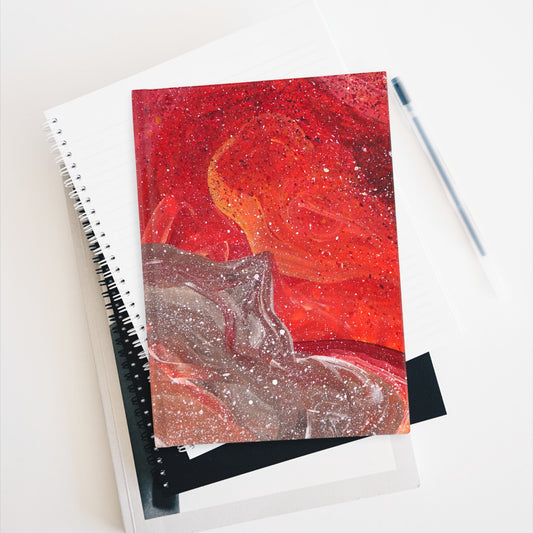 Waves of Creation Hardcover Blank Journal
