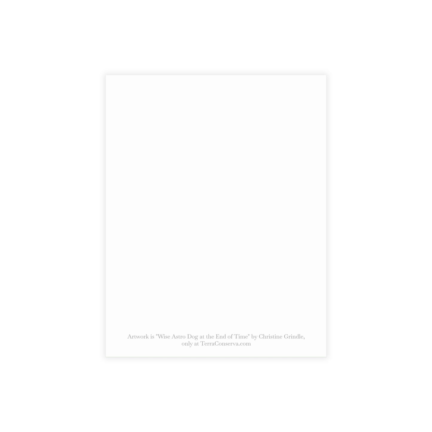 Surreal Astro Dog of Time Blank Card Bundles (w/envelopes)