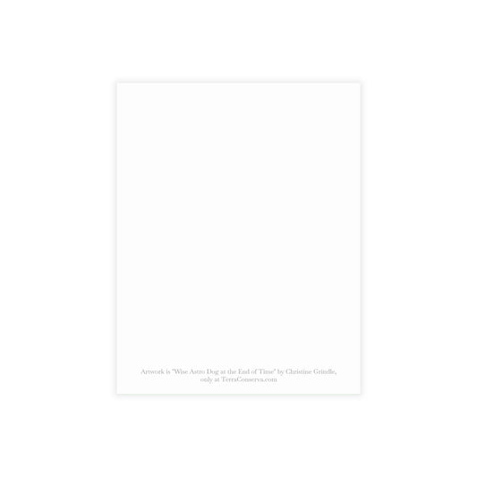 Surreal Astro Dog of Time Blank Card Bundles (w/envelopes)