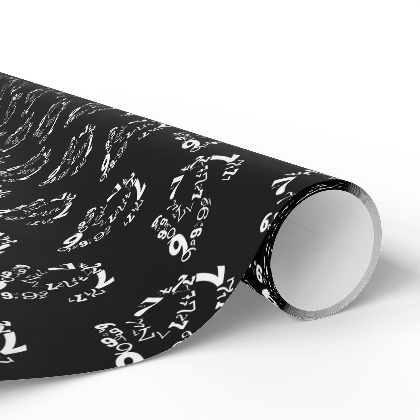 6-7 Meme Illusion Black + White Wrapping Paper Roll (3 sizes)
