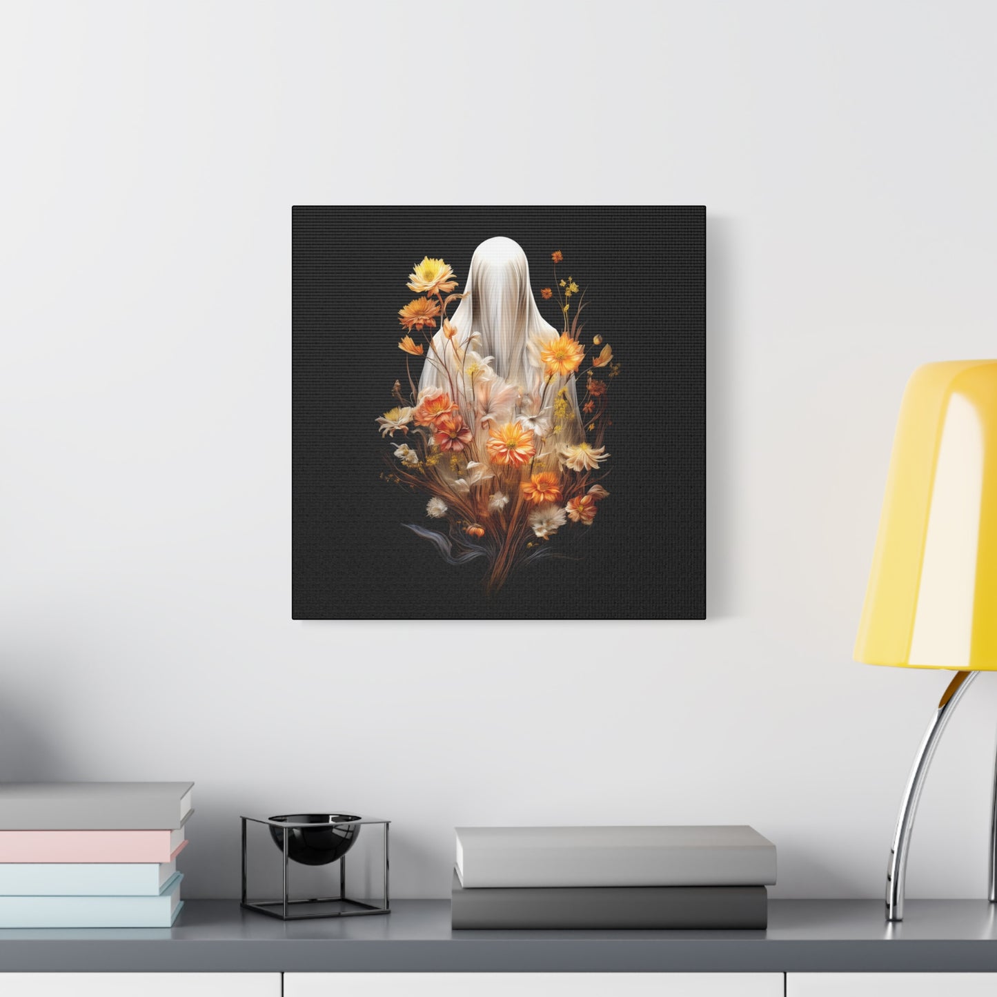 Halloween Garden Haunting Canvas Print