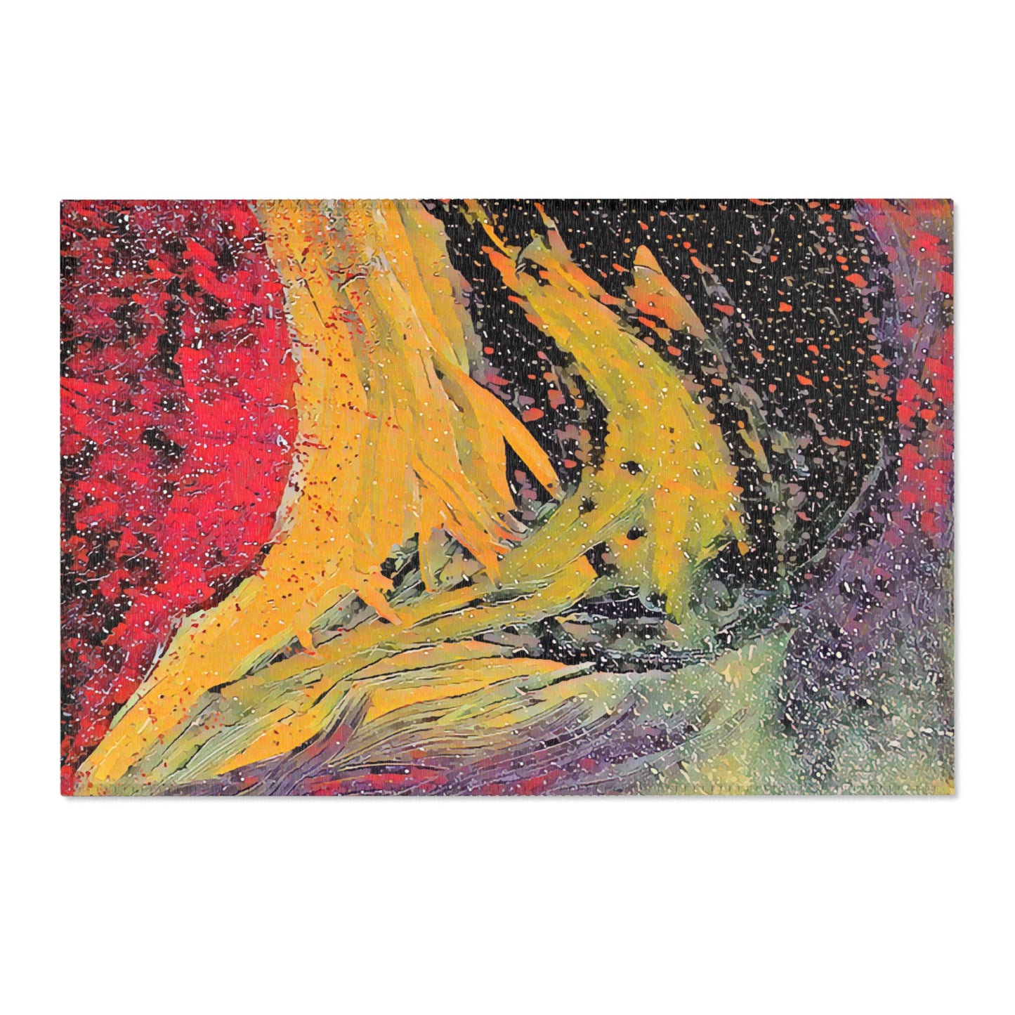 An Ocean of Color Abstract Art Indoor Rug