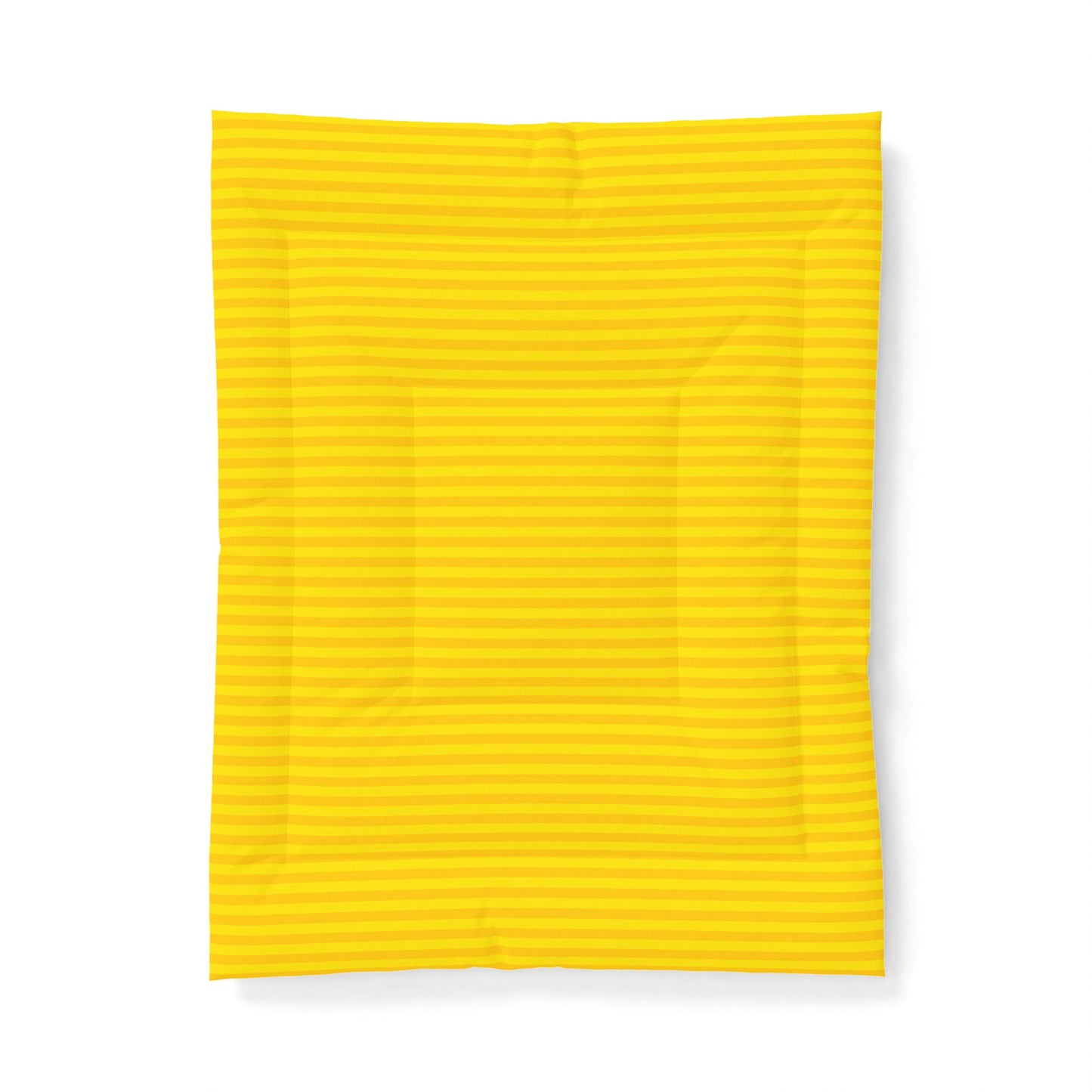 Citron Yellow Striped 100% Cotton Comforter