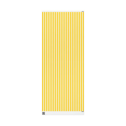 Lemony Yellow Stripes Wrapping Paper Roll (3 sizes)