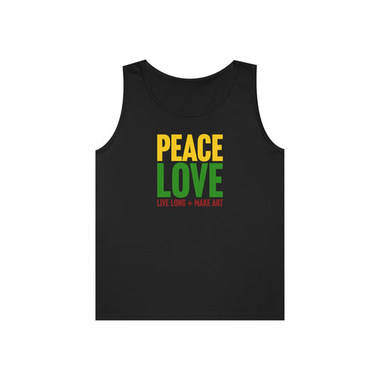 Peace, Love, Live Long + Make Art Women's Tank