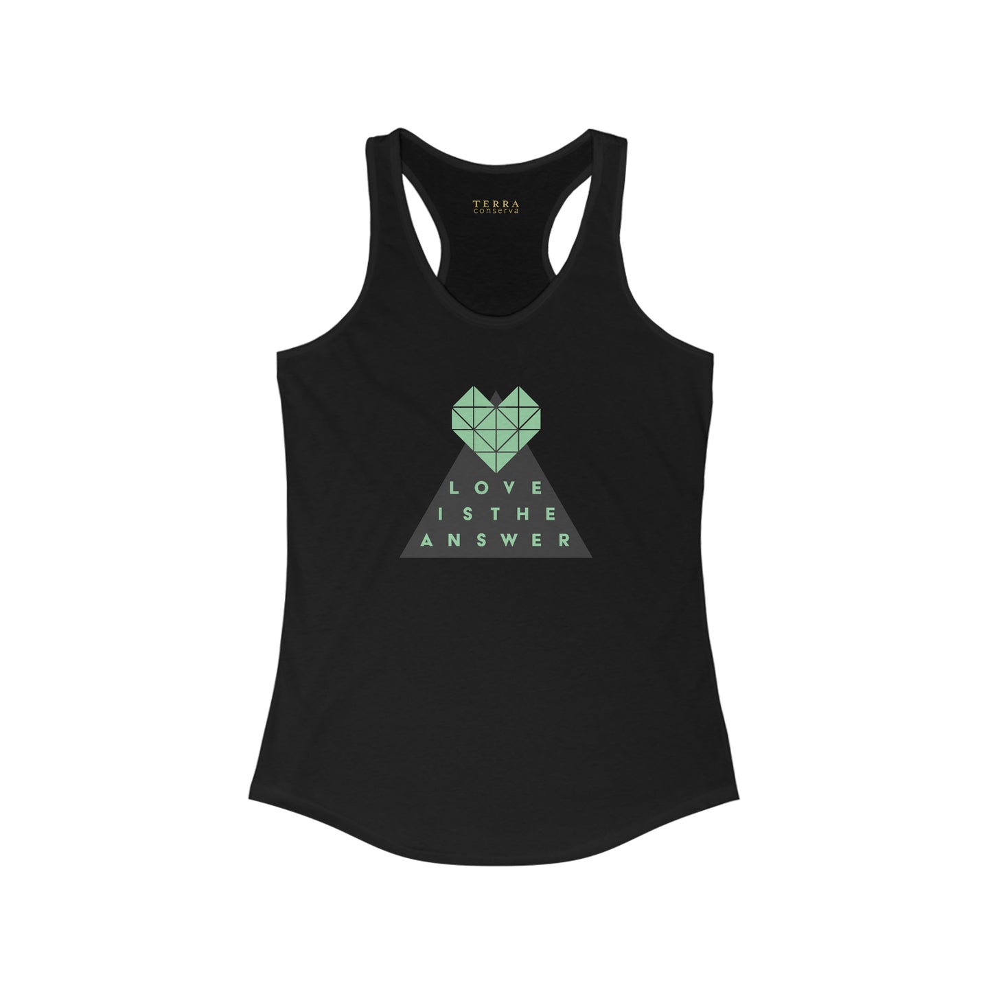 Love is the Answer Women's Racerback Tank (multi colors)