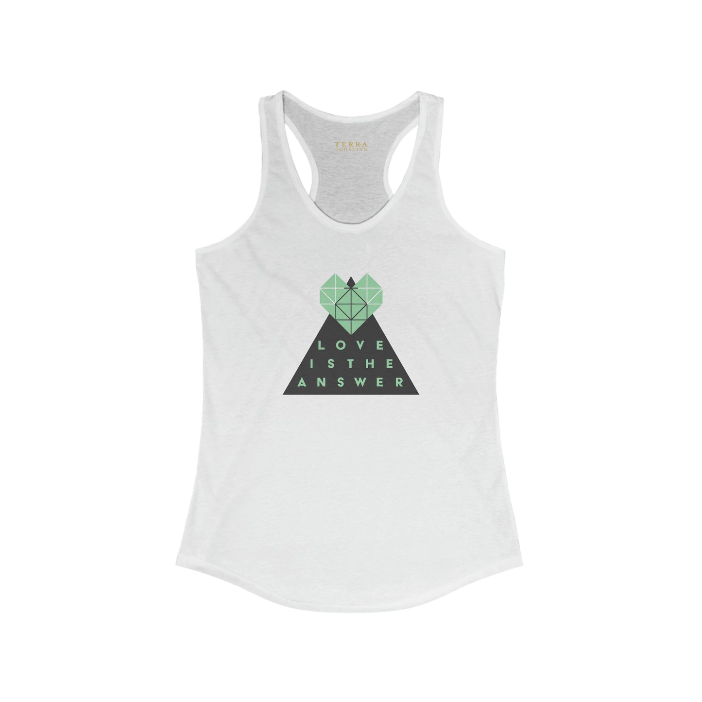 Love is the Answer Women's Racerback Tank (multi colors)