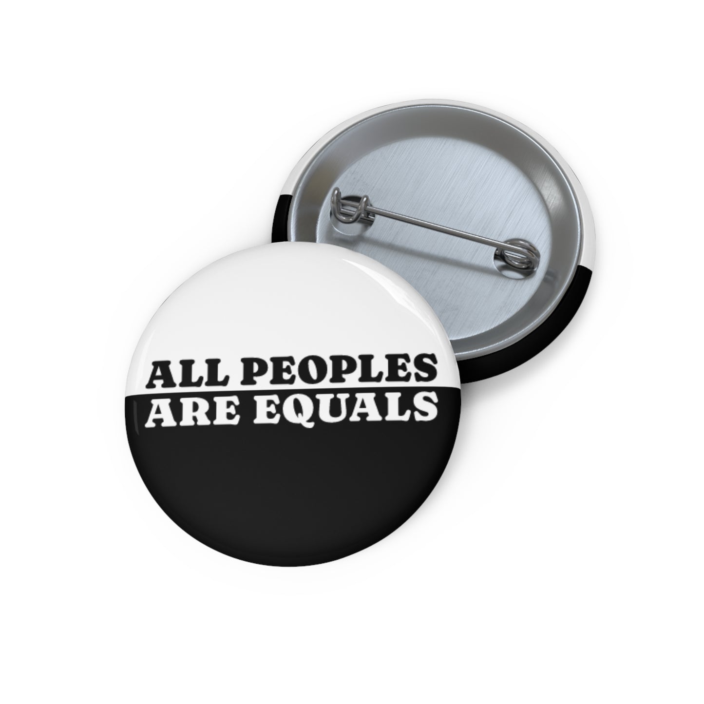 All Peoples Are Equals Metal Pin | Made in the USA