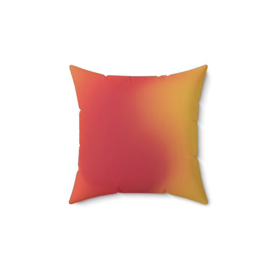 Autumn Tones Faux Suede Throw Pillow