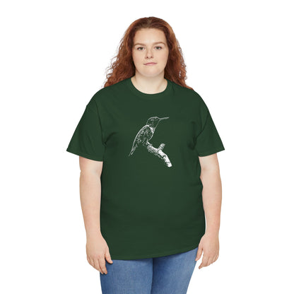 Hummingbird Adult 100% Cotton T-Shirt (Multicolors)