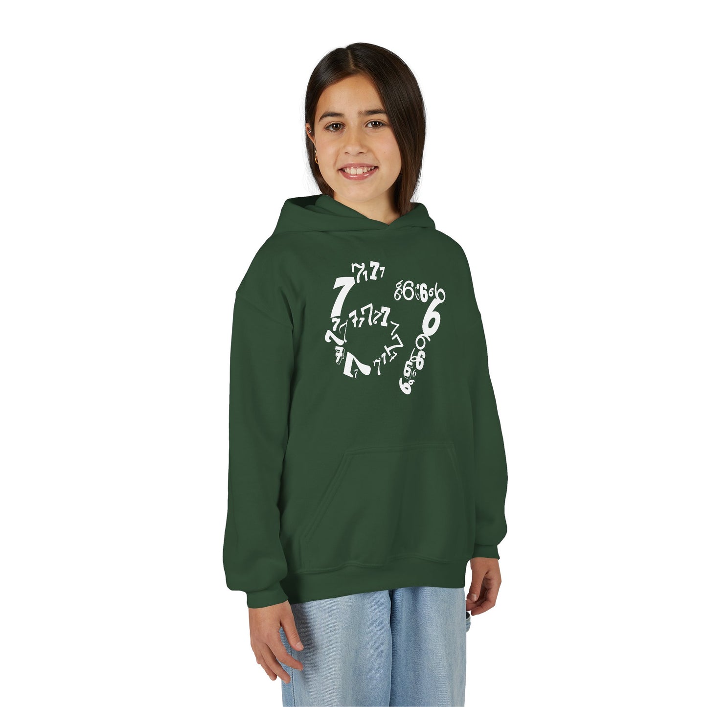 6-7 Meme Illusion Kids' Hoodie
