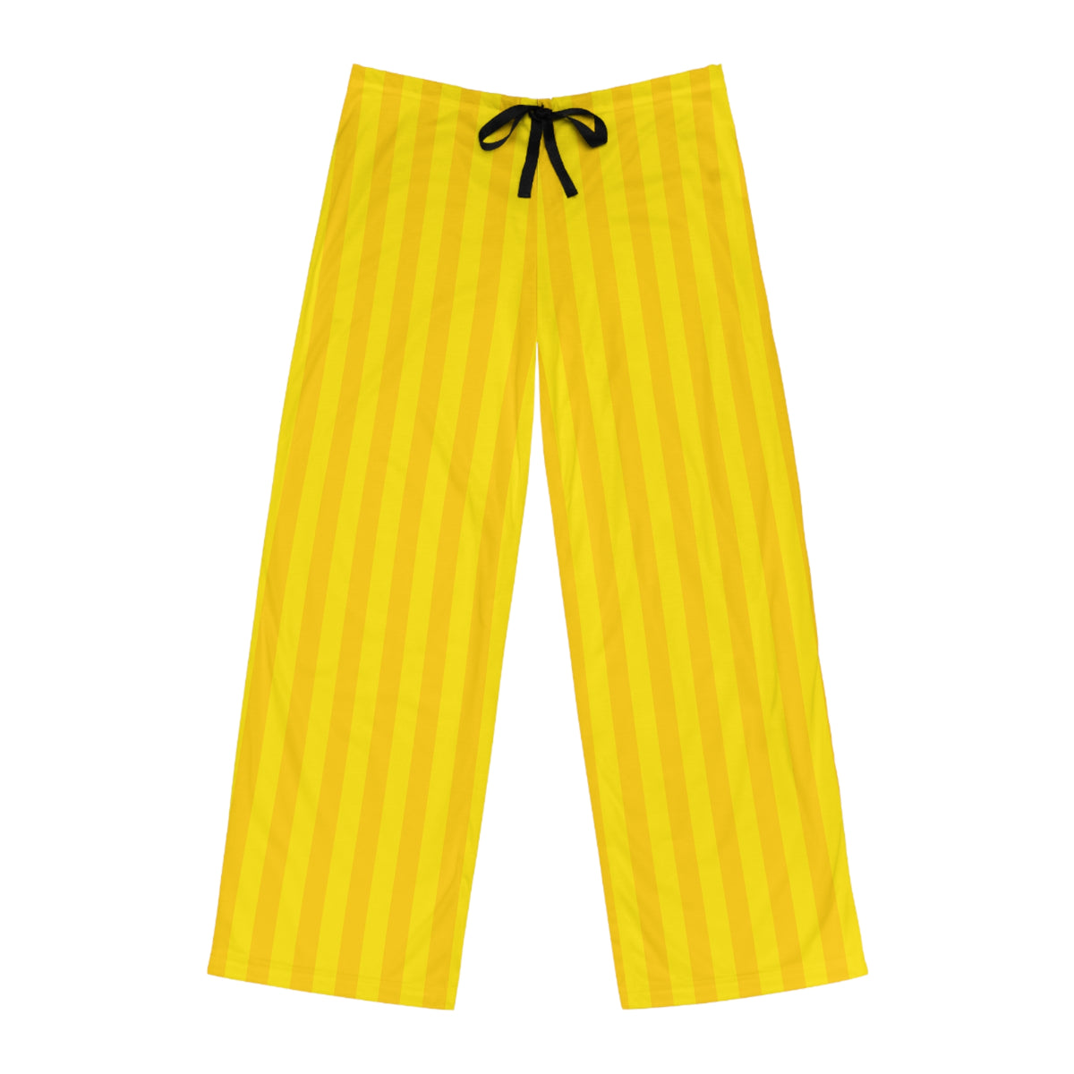 Citron Yellow Striped Men's Pajama Pants