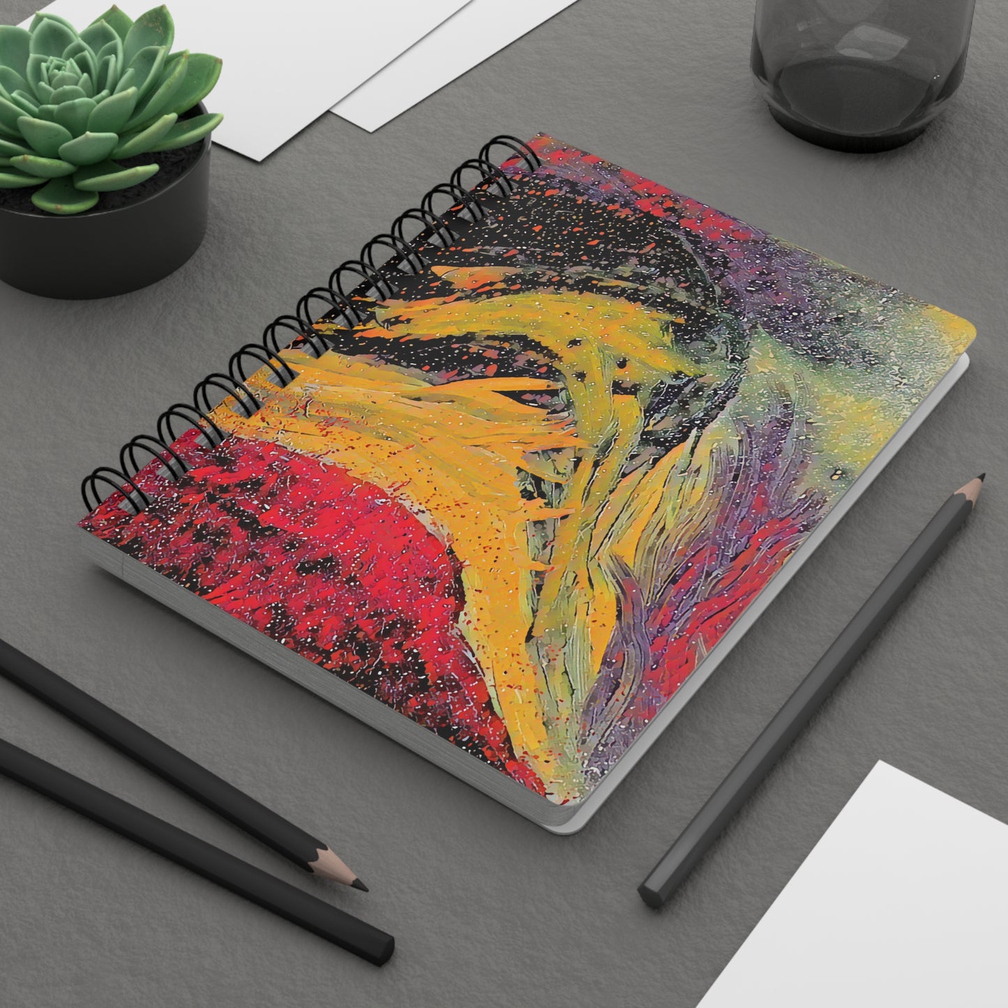 An Ocean of Color Spiral-Bound Lined Notebook