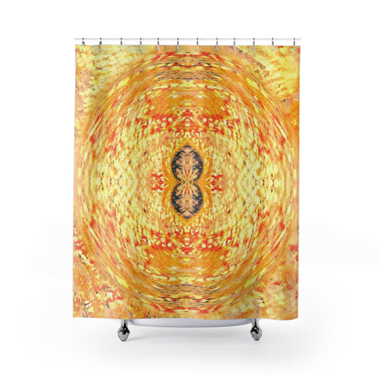 Fire Spirits Abstract Art Shower Curtain