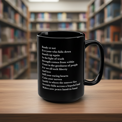 SOS Liberty 15oz Black Mug