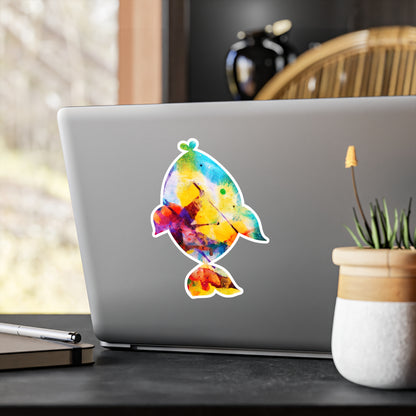 Happiness is a Painted Fish Vinyl Decal Stickers