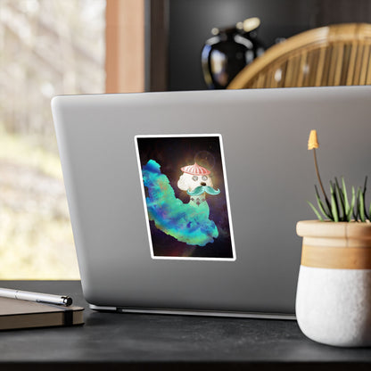 Surreal Astro Dog of Time Vinyl Decal Sticker