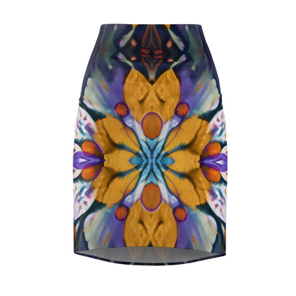 Flower Alchemy Women's Pencil Skirt