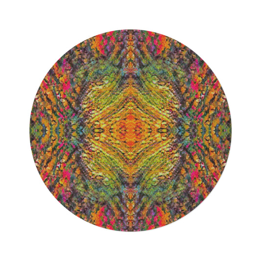 Brazen Symmetry Round Rug