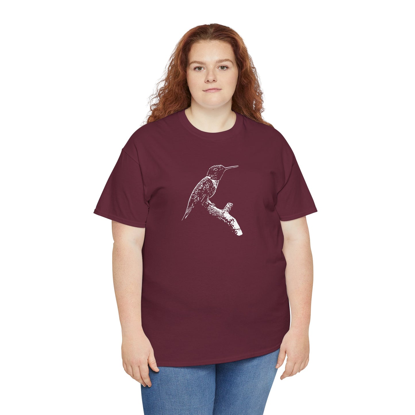 Hummingbird Adult 100% Cotton T-Shirt (Multicolors)