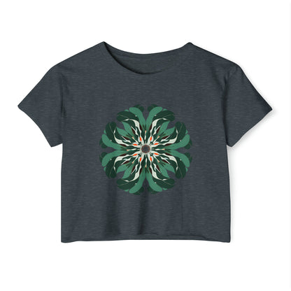 Fractals of Nature Women's Crop Top