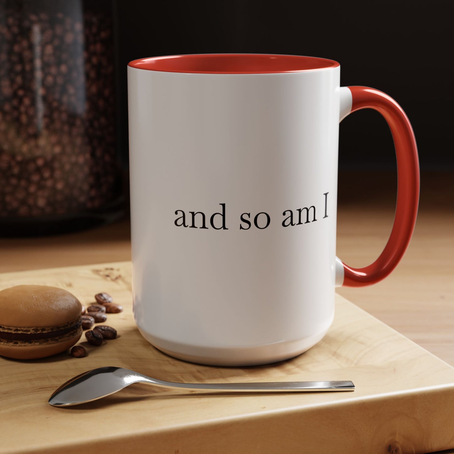 Spicy Karma Colorful Handle Ceramic Mug (11, 15oz)