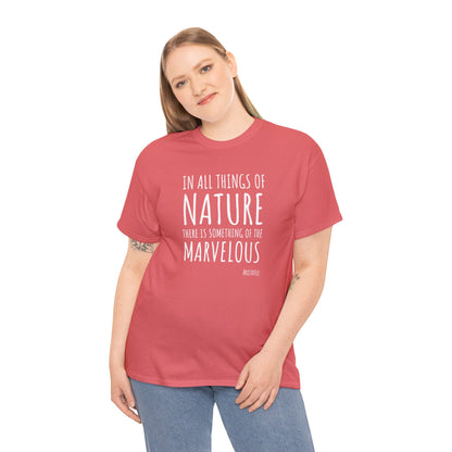 Marvelous Nature Adult 100% Cotton T-Shirt