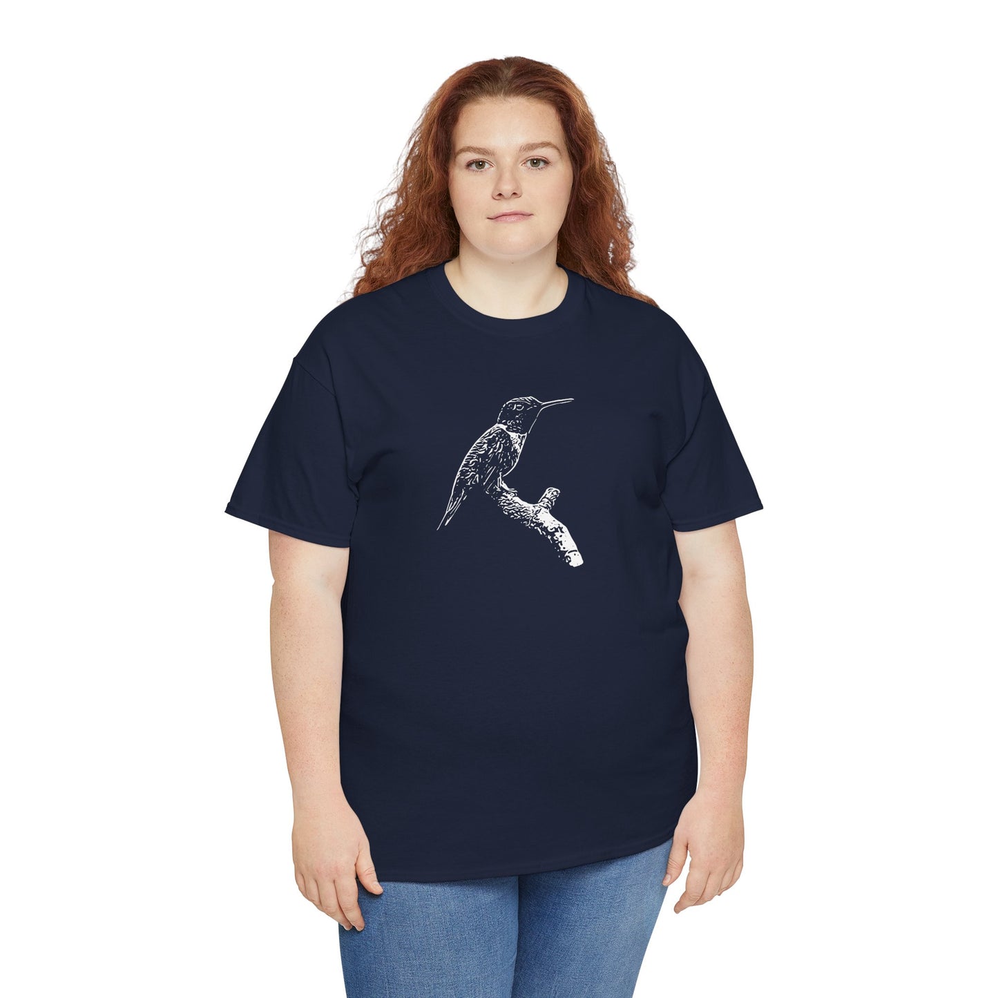 Hummingbird Adult 100% Cotton T-Shirt (Multicolors)