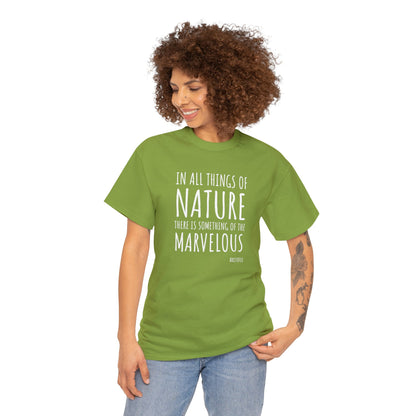 Marvelous Nature Adult 100% Cotton T-Shirt