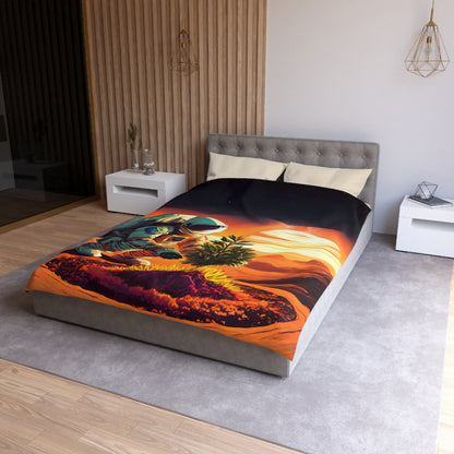 A Promethean Fable Woven Duvet Cover