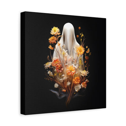 Halloween Garden Haunting Canvas Print