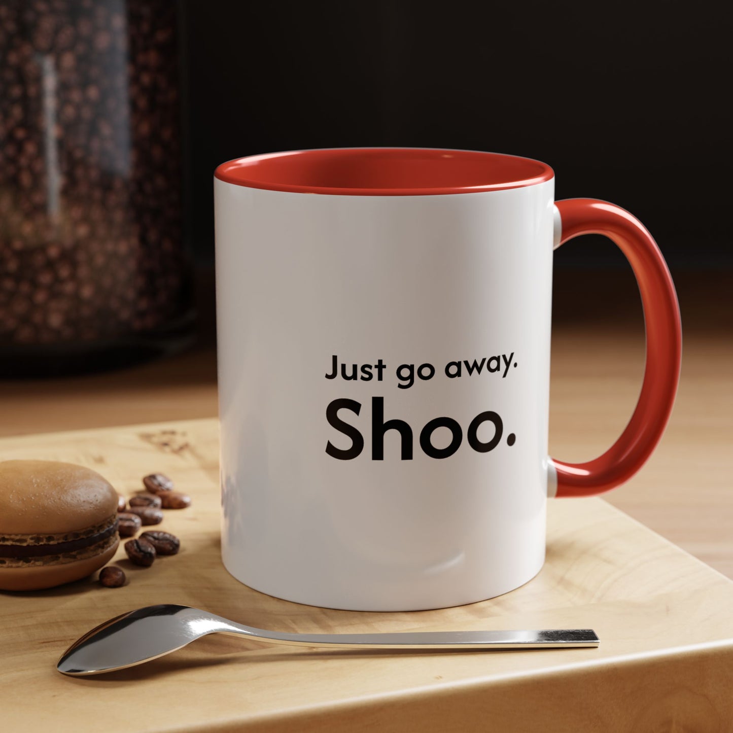 Not Today | Just Go Away Colorful Ceramic Mug (11, 15oz)