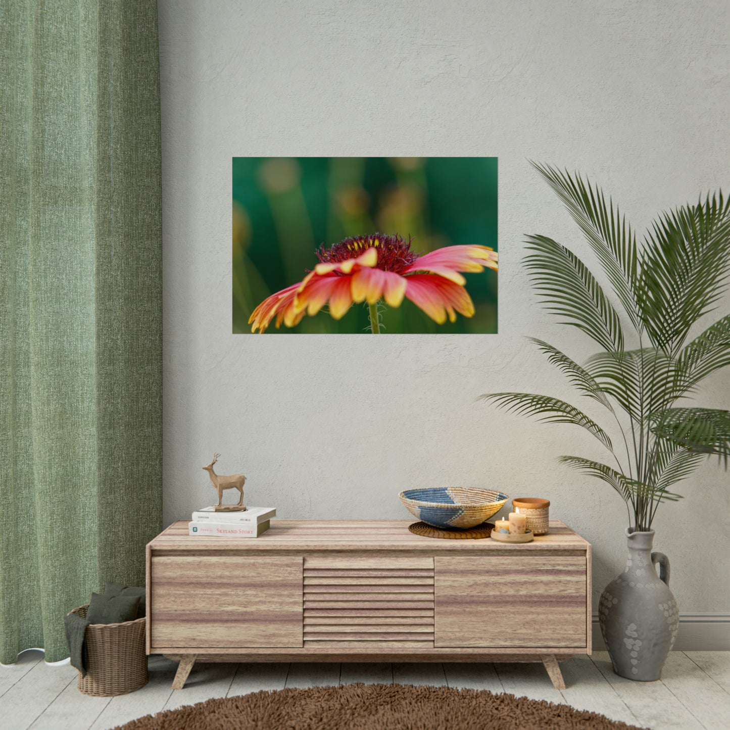 Fancy Macro Daisy Fine Art Print