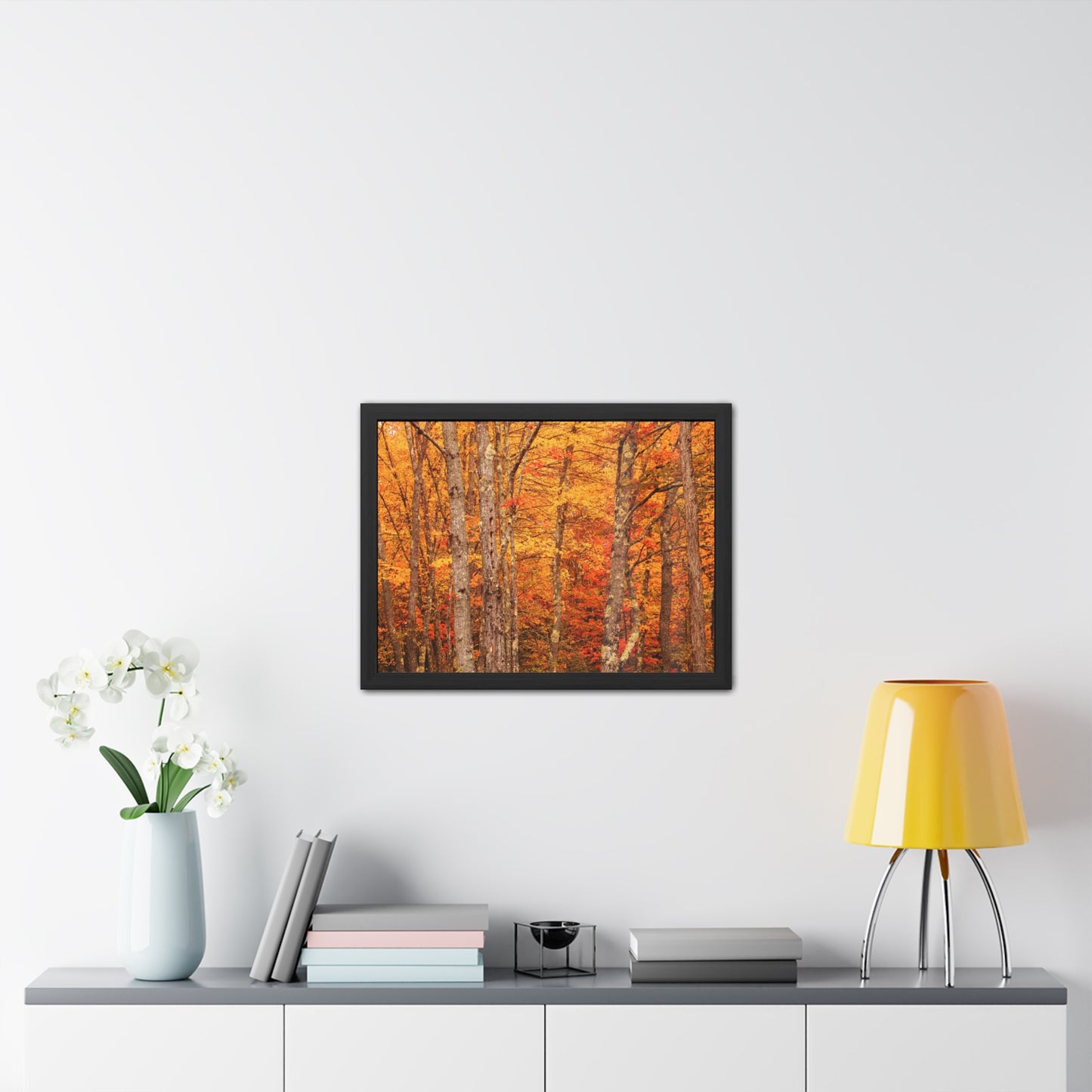 Forest of Autumn Colors Framed Fine Art Photograph