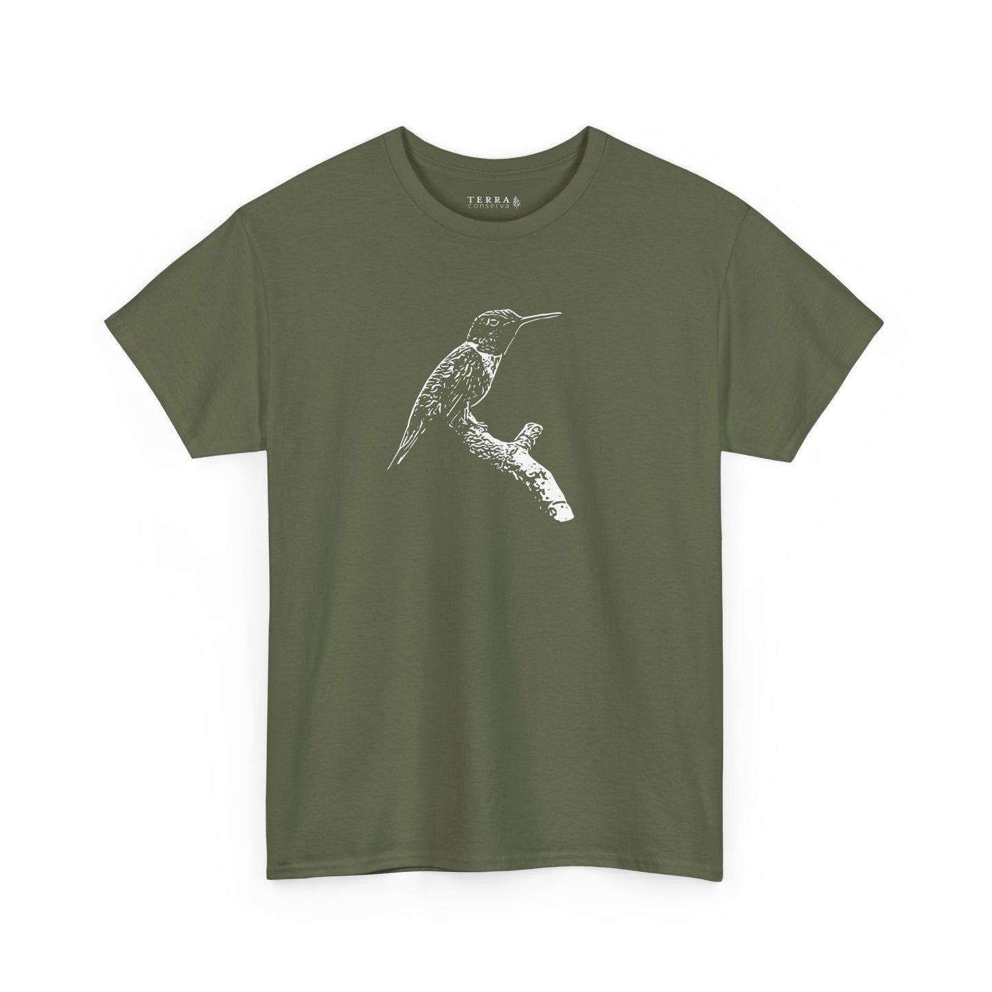 Hummingbird Adult 100% Cotton T-Shirt (Multicolors)